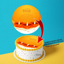 Load image into Gallery viewer, Printing EI Deepavali 5 Edible Image Print Cake Photo Icing Paper Birthday Sticker Kek Topper Sheet Decoration