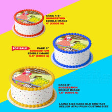 Load image into Gallery viewer, Printing EI Spongebob Whats Funnier Than 24 Edible Image Print Cake Photo Icing Paper Birthday Sticker Kek Topper Sheet