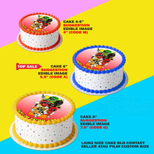 Load image into Gallery viewer, Printing El Power Rangers Ninja Storm Edible Image Print Cake Photo Icing Paper Birthday Sticker Kek Topper Sheet