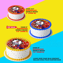 Load image into Gallery viewer, Printing EI Custom Image Spiderman Edible Image Print Cake Photo Icing Paper Birthday Sticker Kek Topper Sheet