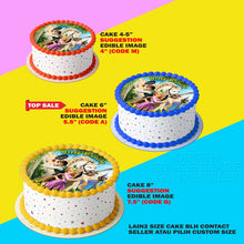 Load image into Gallery viewer, Printing EI Disney Tangled Rapunzel Wallpape Edible Image Print Cake Photo Icing Paper Birthday Sticker Kek Topper Sheet
