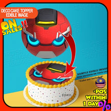 Load image into Gallery viewer, Printing EI Mechamato Mechabot 1 Edible Image Print Cake Photo Icing Paper Birthday Sticker Kek Topper Sheet