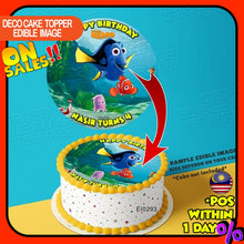 Load image into Gallery viewer, Printing EI Finding Nemo Edible Image Print Cake Photo Icing Paper Birthday Sticker Kek Topper Sheet