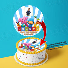Load image into Gallery viewer, Printing EI Custom Image Pocoyo Edible Image Print Cake Photo Icing Paper Birthday Sticker Kek Topper Sheet