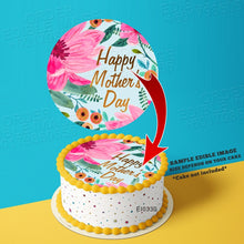 Load image into Gallery viewer, Printing EI Mothers Day 2 Hari Ibu Edible Image Print Cake Photo Icing Paper Birthday Sticker Kek Topper Sheet
