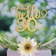 Load image into Gallery viewer, Cake Topper Mirror Gold Artcard and Acrylic for Wedding, Engagement, Pengantin Baru, Bertunang E-day dll
