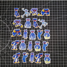 Load image into Gallery viewer, READY STOCK Happy Birthday Cake Topper Huggy Wuggy Cupcake Decoration Set Party Accessories Banner Hiasan Kek Design
