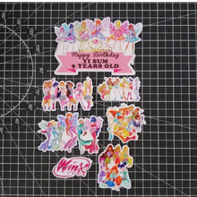 Load image into Gallery viewer, [CUSTOM NAME] Happy Birthday Cake Topper Winx Club Decoration Set Party Accessories Banner Hiasan Kek Design
