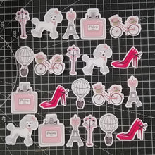 Load image into Gallery viewer, READY STOCK Happy Birthday Cake Topper Paris Decoration Set Party Accessories Banner Hiasan Kek Design

