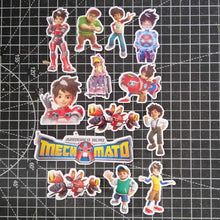 Load image into Gallery viewer, Happy Birthday Cake Topper Cupcake Mechamato Decoration Set Party Accessories Hiasan Kek Design
