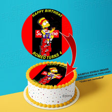 Load image into Gallery viewer, Printing Simpson Supreme Edible Image Print Cake Photo Icing Paper Birthday Sticker Kek Topper Sheet
