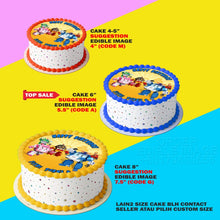 Load image into Gallery viewer, Printing EI RobocarPoli 2 Edible Image Print Cake Photo Icing Paper Birthday Sticker Kek Topper Sheet
