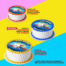 Load image into Gallery viewer, Printing El Bob The Train Edible Image Print Cake Photo Icing Paper Birthday Sticker Kek Topper Sheet

