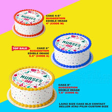 Load image into Gallery viewer, Printing EI Nurse Day 2 Edible Image Print Cake Photo Icing Paper Birthday Sticker Kek Topper Sheet
