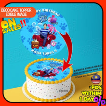 Load image into Gallery viewer, Printing EI Blue's Clues Edible Image Print Cake Photo Icing Paper Birthday Sticker Kek Topper Sheet
