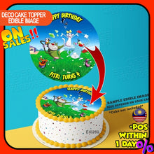 Load image into Gallery viewer, Printing EI Oggy and the Cockroaches Edible Image Print Cake Photo Icing Paper Birthday Sticker Kek Topper Sheet
