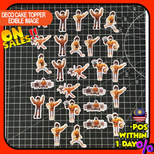 Load image into Gallery viewer, READY STOCK Happy Birthday Cake Topper Horangi99 Roblox Decoration Set Party Accessories Banner Hiasan Kek Design
