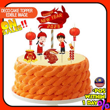 Load image into Gallery viewer, READY STOCK Malaysia 中国兔年新 Cake Topper Cupcake Chinese New Year Rabbit Bunny CNY 兔子 兔年 兔年大吉 2023 新年烘焙蛋糕装饰 兔子蛋糕 小兔子插件 2
