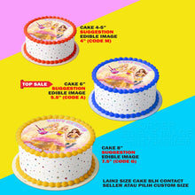 Load image into Gallery viewer, Printing EI New Barbie Edible Image Print Cake Photo Icing Paper Birthday Sticker Kek Topper Sheet
