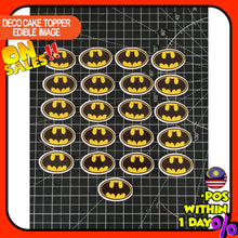 Load image into Gallery viewer, READY STOCK Happy Birthday Cake Topper Batman Decoration Set Party Accessories Banner Hiasan Kek Design

