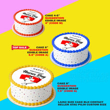 Load image into Gallery viewer, Printing El Nurse Day 1 Edible Image Print Cake Photo Icing Paper Birthday Sticker Kek Topper Sheet
