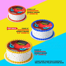 Load image into Gallery viewer, Printing EI Mechamato Mechabot 1 Edible Image Print Cake Photo Icing Paper Birthday Sticker Kek Topper Sheet
