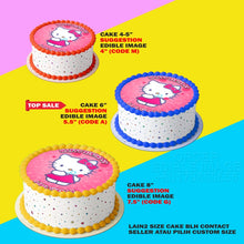 Load image into Gallery viewer, Printing EI Hello Kitty HD Edible Image Print Cake Photo Icing Paper Birthday Sticker Kek Topper Sheet
