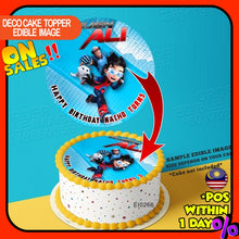 Load image into Gallery viewer, Printing EI Ejen Ali 2 Edible Image Print Cake Photo Icing Paper Birthday Sticker Kek Topper Sheet
