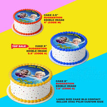 Load image into Gallery viewer, Printing EI Custom Image Frozen Image Print Cake Photo Icing Paper Birthday Sticker Kek Topper Sheet

