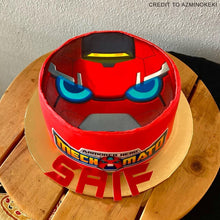 Load image into Gallery viewer, Printing EI Mechamato Mechabot 1 Edible Image Print Cake Photo Icing Paper Birthday Sticker Kek Topper Sheet
